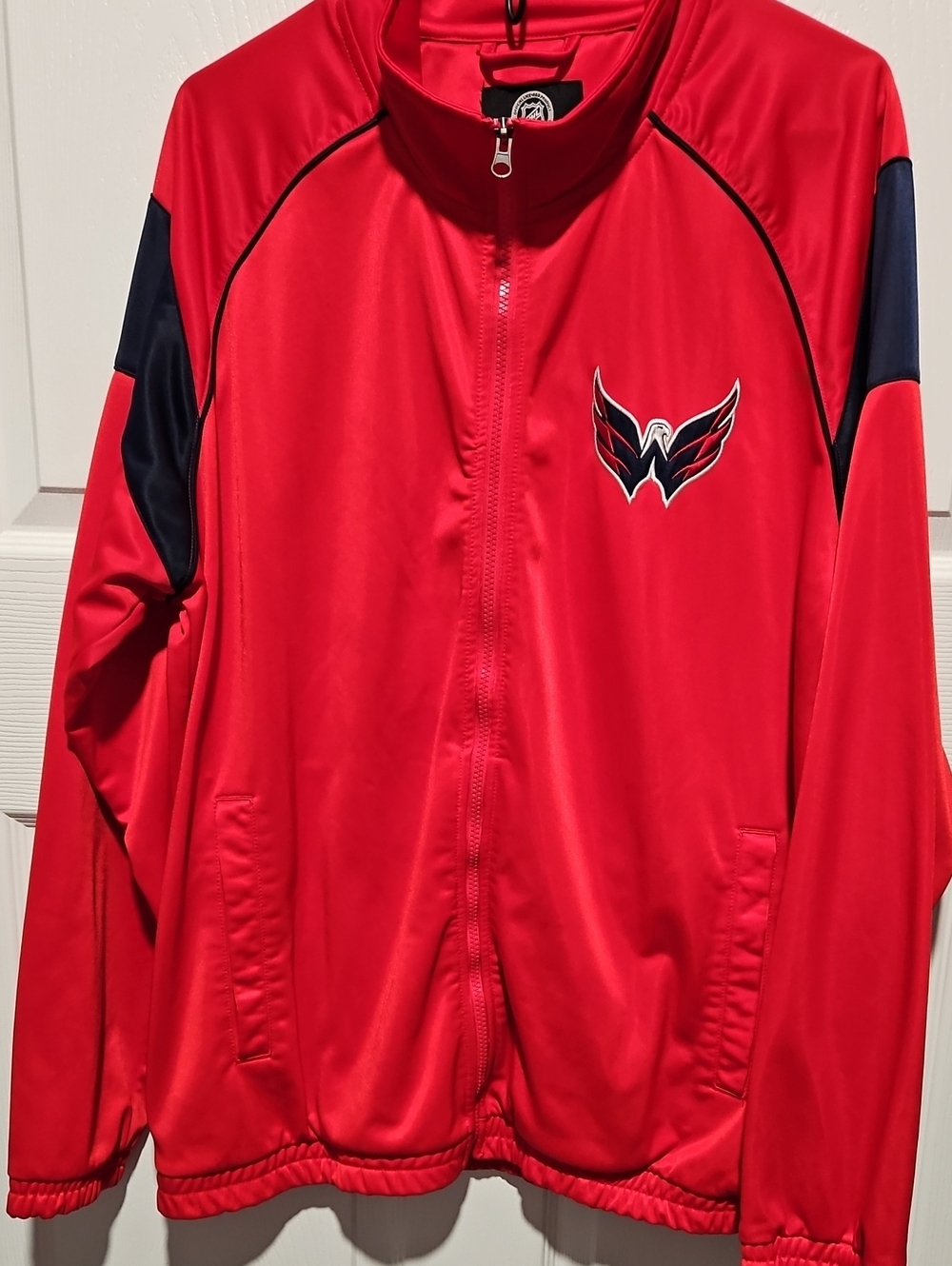 Officially Licensed NHL Washington Capitals Full-Zip Track Jacket